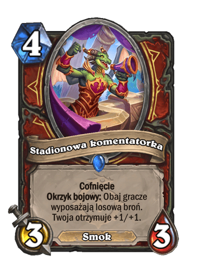 Stadionowa komentatorka