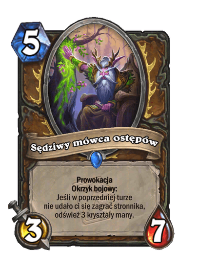 Sędziwy mówca ostępów