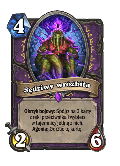 Sędziwy wróżbita