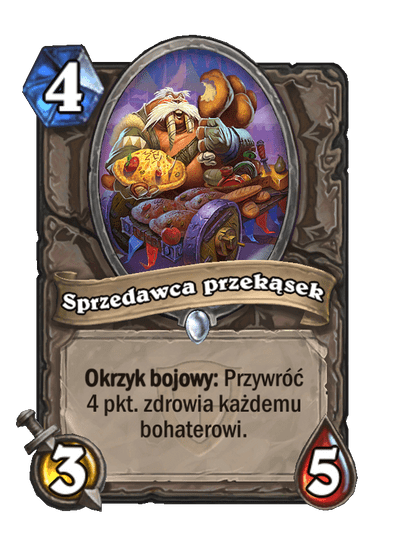 Sprzedawca przekąsek