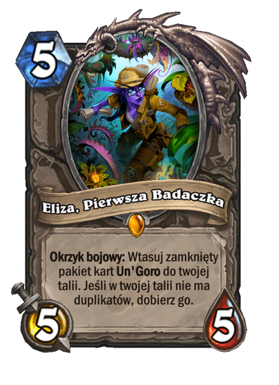 Eliza, Pierwsza Badaczka