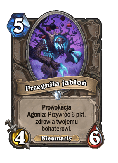 Przegniła jabłoń