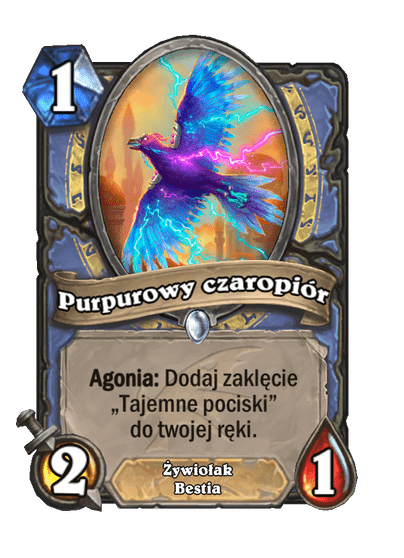 Purpurowy czaropiór
