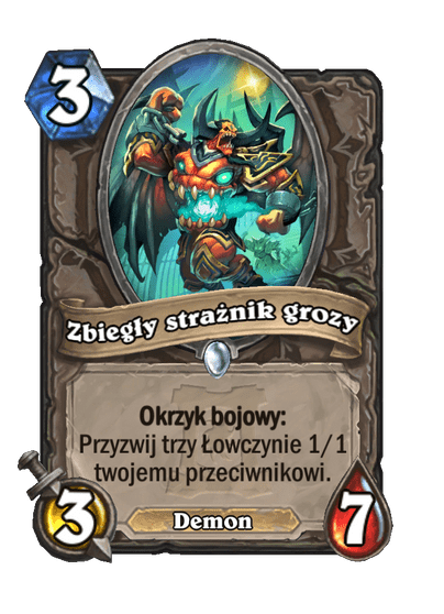 Zbiegły strażnik grozy