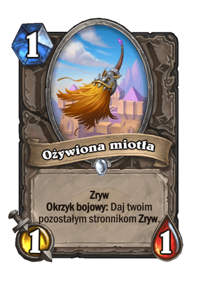 Ożywiona miotła