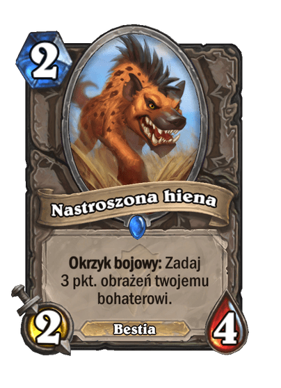 Nastroszona hiena