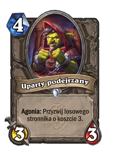 Uparty podejrzany