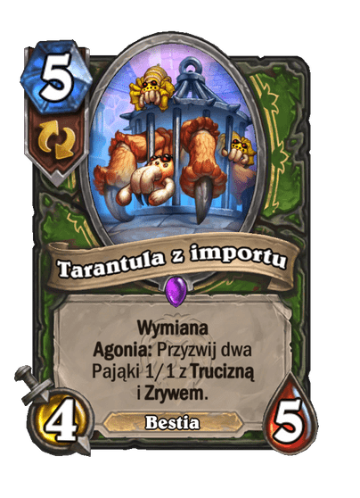 Tarantula z importu