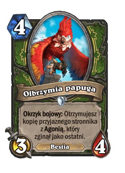 Olbrzymia papuga