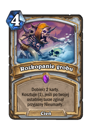 Rozkopanie grobu