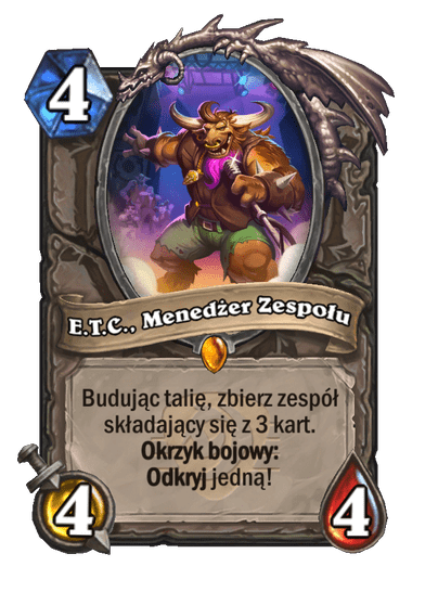 E.T.C., Menedżer Zespołu