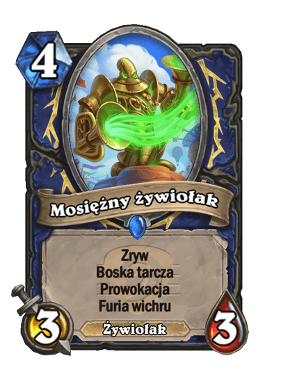 Mosiężny żywiołak
