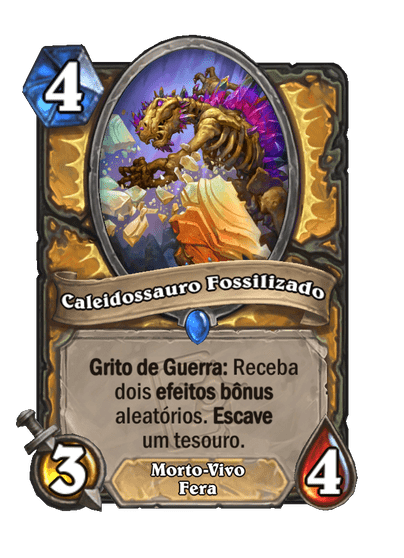 Caleidossauro Fossilizado