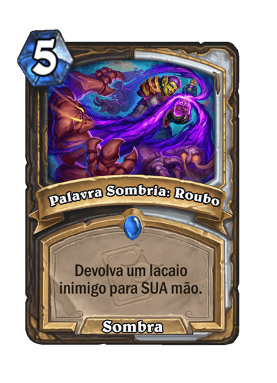 Palavra Sombria: Roubo