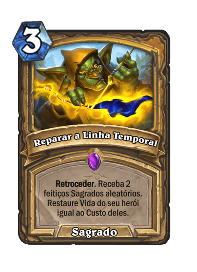 Reparar a Linha Temporal