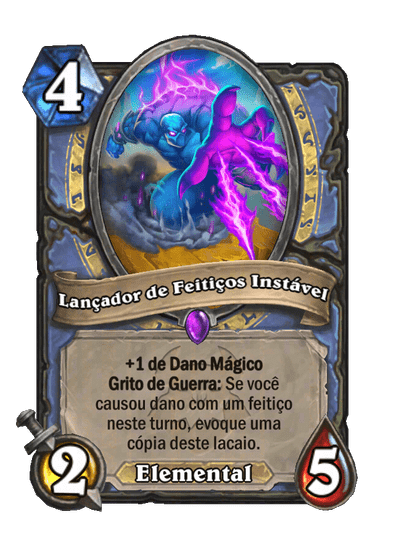 Lançador de Feitiços Instável