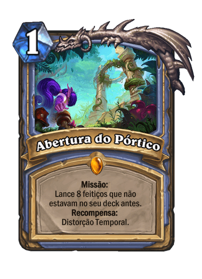 Abertura do Pórtico