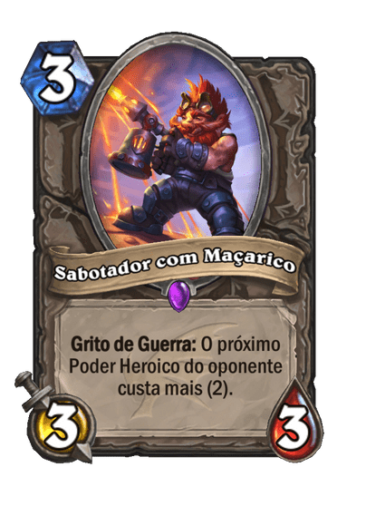 Sabotador com Maçarico