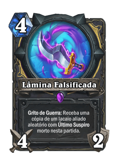 Lâmina Falsificada
