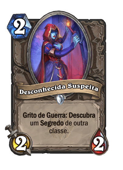 Desconhecida Suspeita