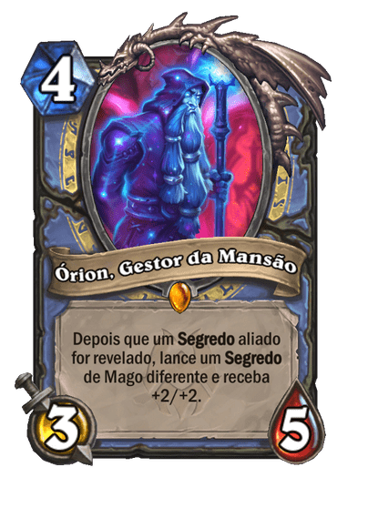 Órion, Gestor da Mansão